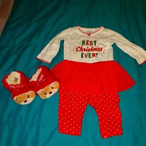Carters Christmas outfit l